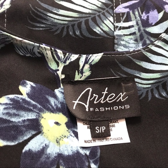 Artex Fashions Women’s Blazer Top Size S Blue - Picture 4 of 7